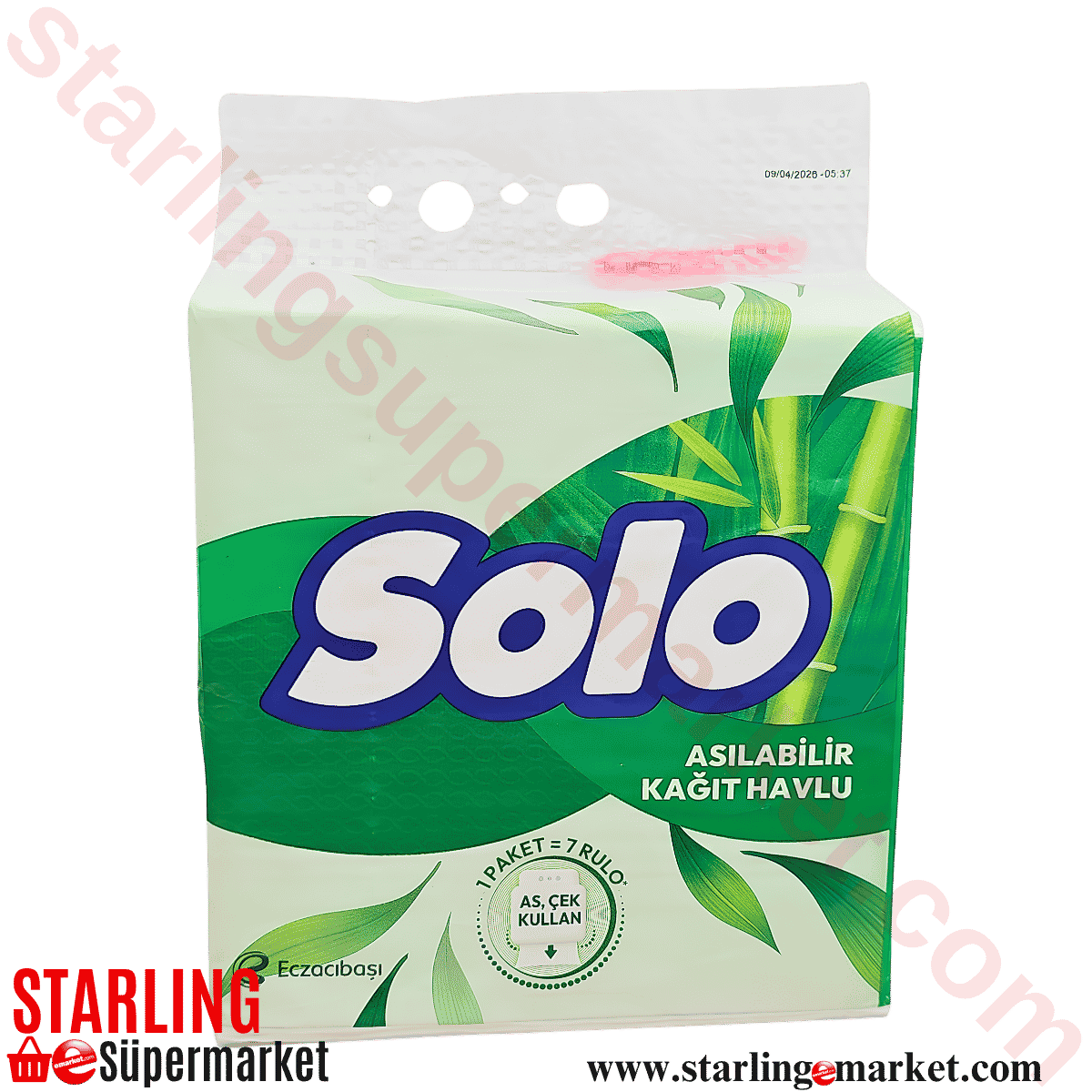 SOLO ASILABILIR KAGIT HAVLU 1=7 RULO