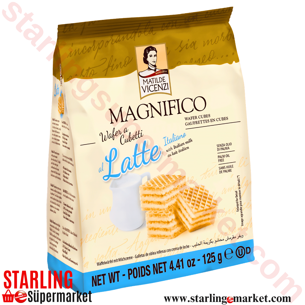 MAGNIFICO GOFRET VANILLA MILK WAFER 125 G
