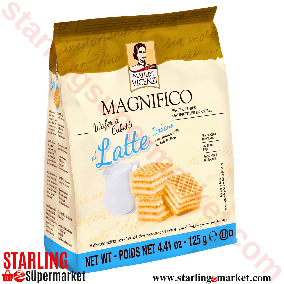 MAGNIFICO GOFRET VANILLA MILK WAFER 125 G