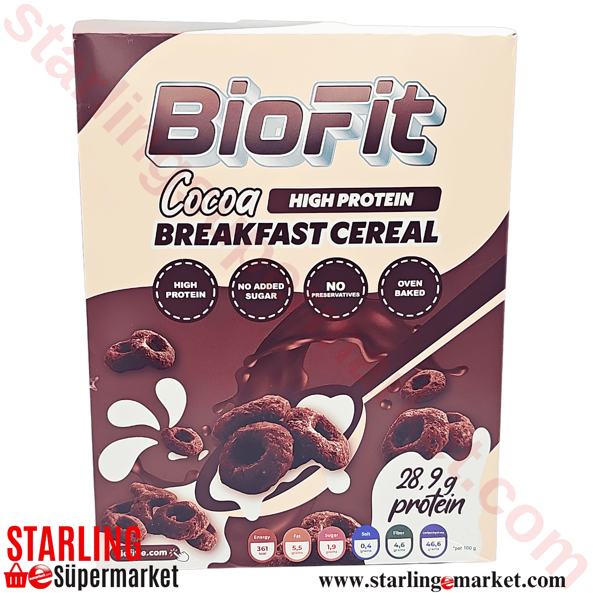 BIOFIT KAKAOLU PROTEINLI KAHVALTILIK GEVREK 200 G