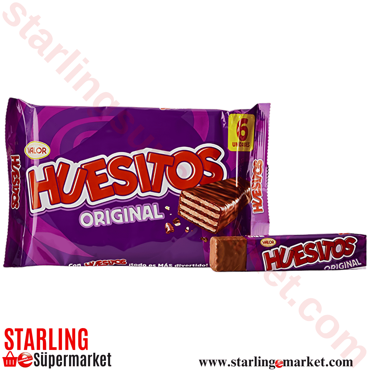 HUESITOS GOFRET WAFER ORIGIN 6*20 G