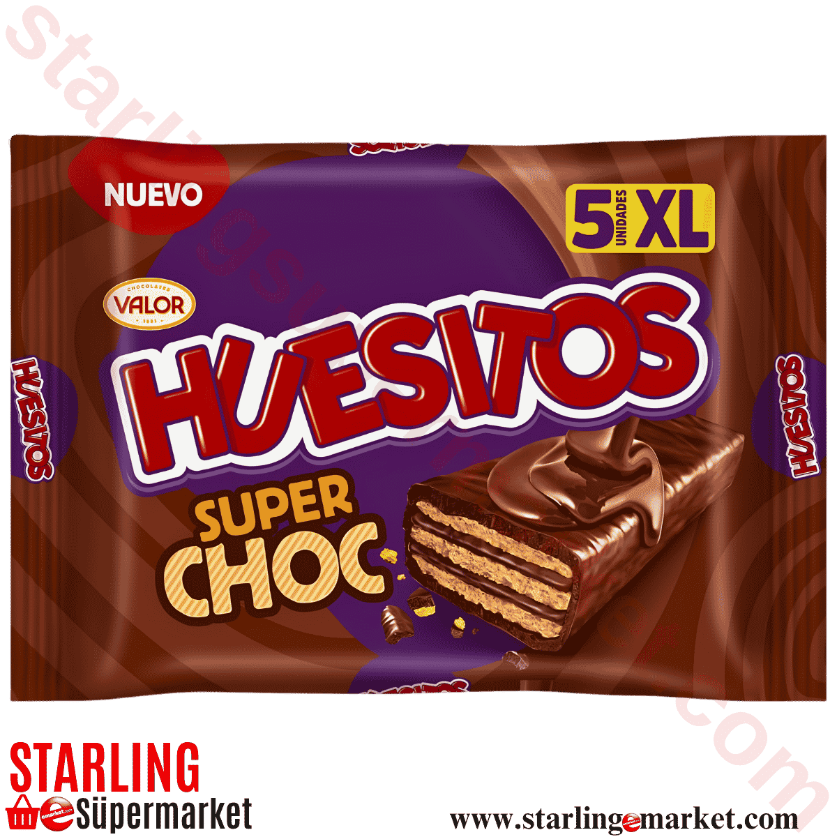 HUESITOS GOFRET WAFER SUPERCHOC 5*46 G