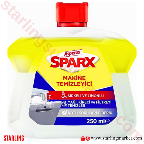 ASPEROX BULASIK MAKINE TEMIZLEYICI SPARX 250 ML