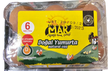 MAR PASAKOY ORGANIK YUMURTA 6 LI