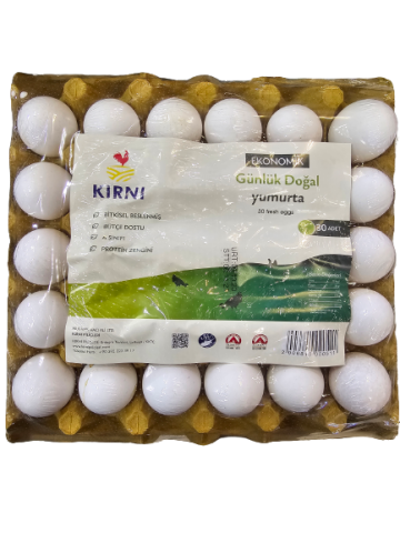 KIRNI GUNLUK DOGAL YUMURTA EKONOMIK 30 LU