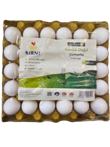 KIRNI GUNLUK DOGAL YUMURTA EKONOMIK 30 LU