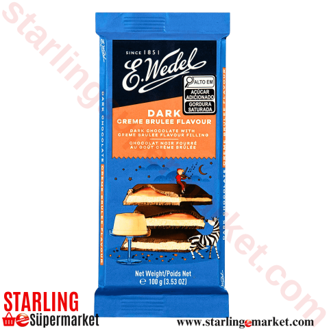 WEDEL CIKOLATA DARK CREME BRULEE 100 G