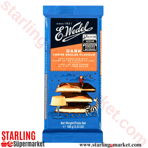 WEDEL CIKOLATA DARK CREME BRULEE 100 G