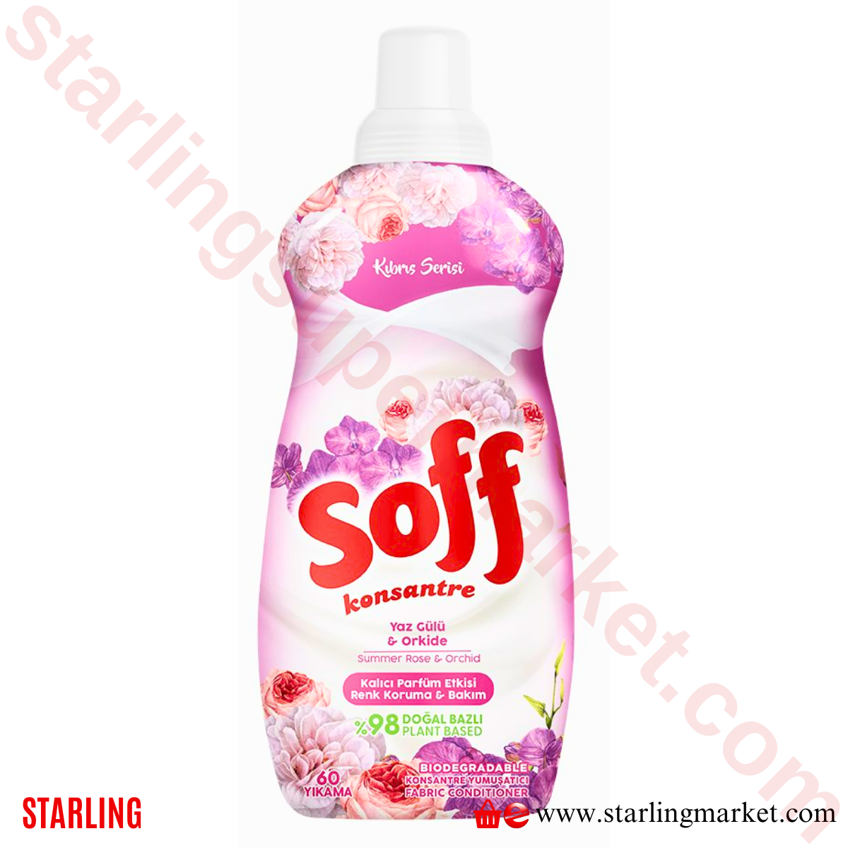 SOFF KONSANTRE YUMUSATICI YAZ GULU ORKIDE 1400 LT