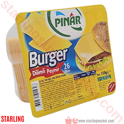 PINAR PEYNIR BURGER DILIMLI 350 G