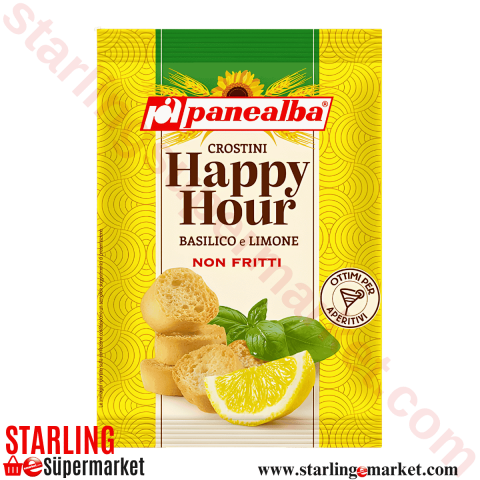 PANEALBA CROSTINI BASILICO LIMON 50 G