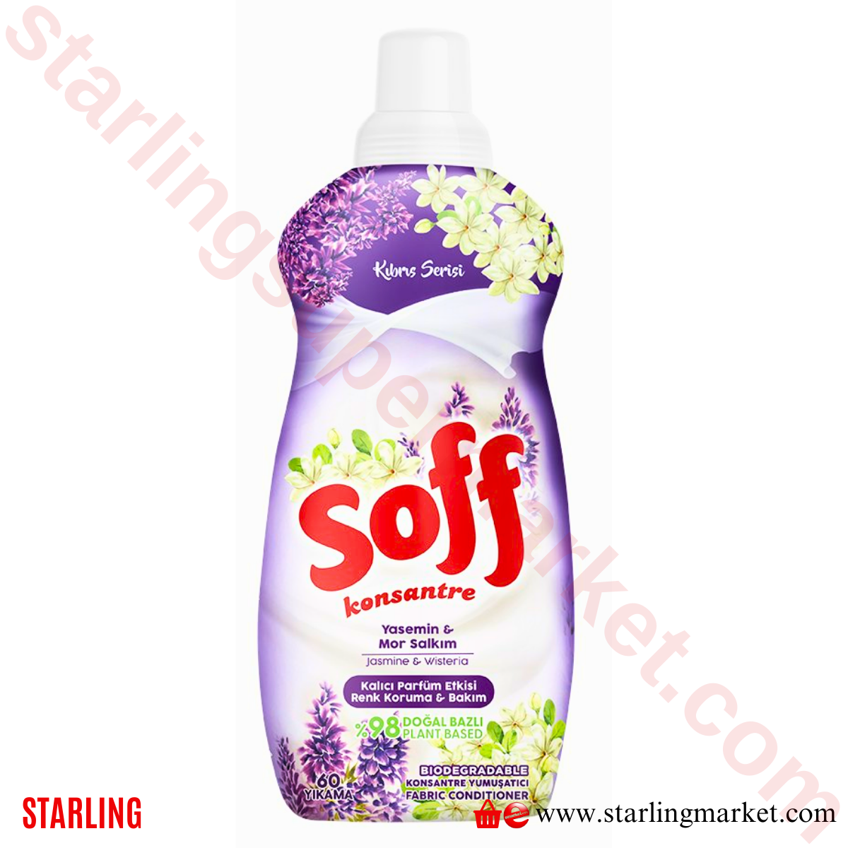 SOFF KONSANTRE YUMUSATICI YASEMIN MOR SAL. 1400 LT