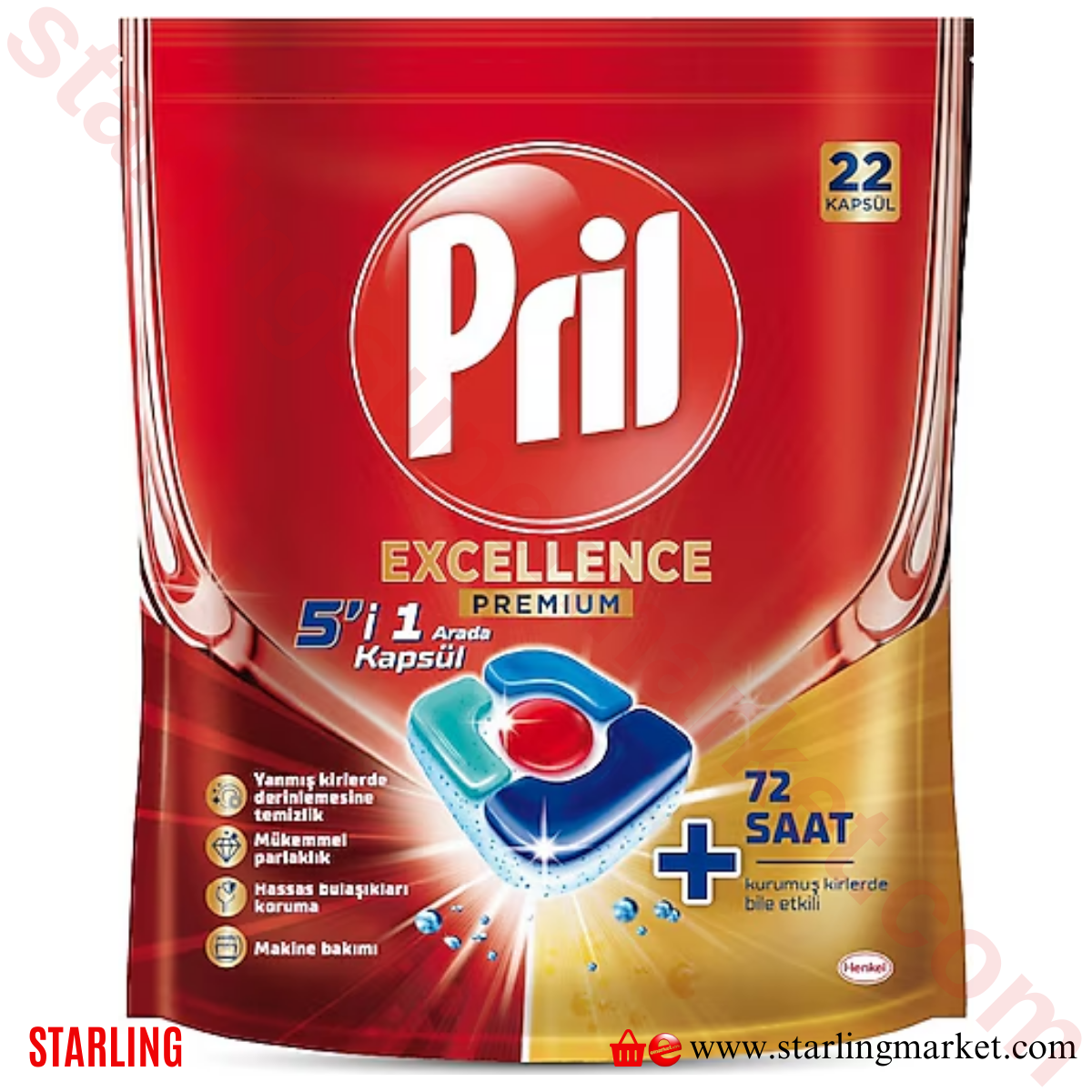 PRIL MAKINE KAPSUL EXCELLENCE PREMIUM 22 LI