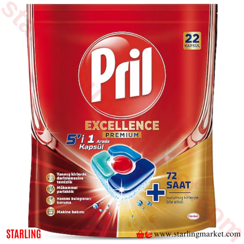 PRIL MAKINE KAPSUL EXCELLENCE PREMIUM 22 LI