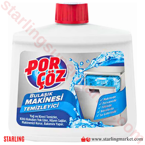 PORCOZ BULASIK MAKINESI TEMIZLEYICI 250 ML