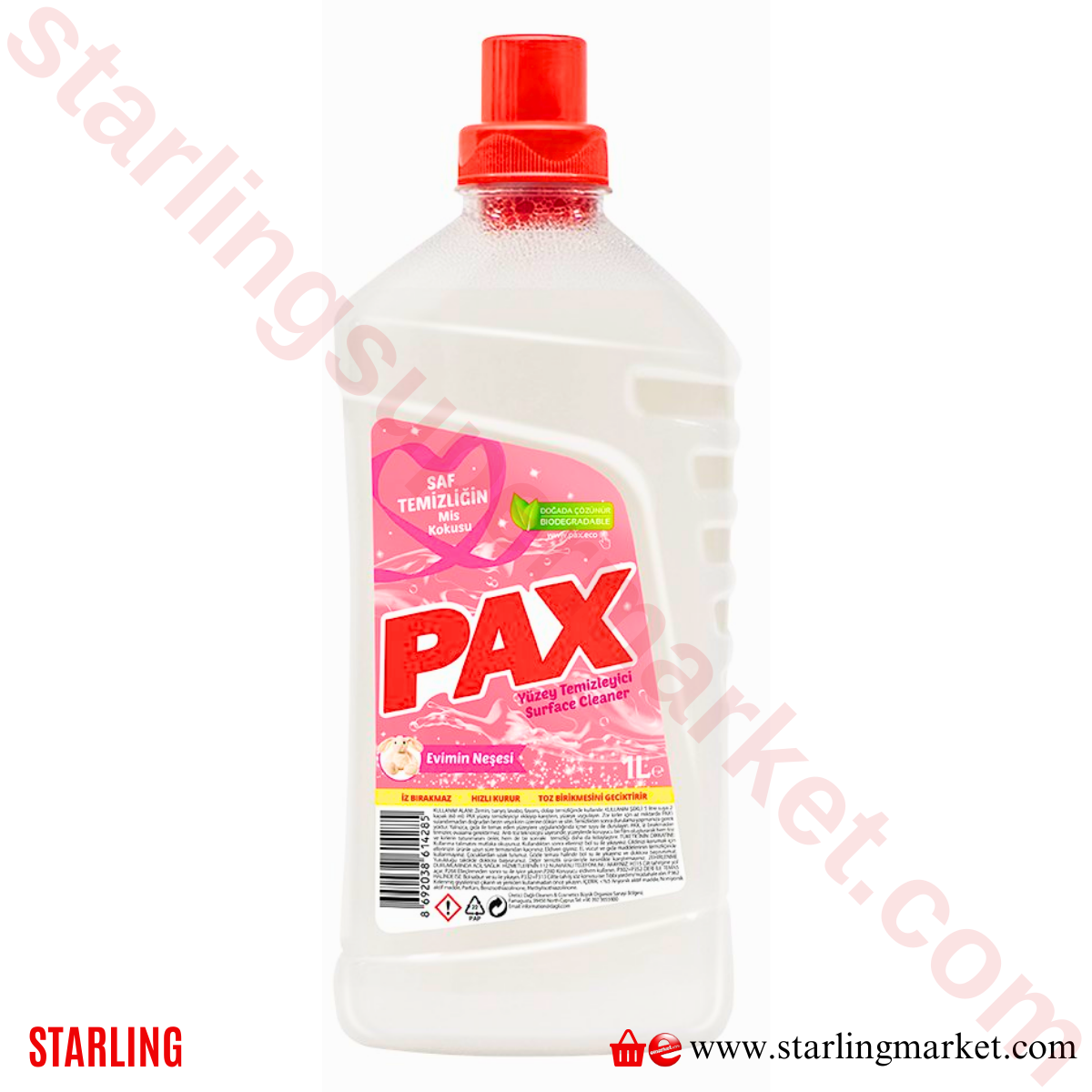 PAX YUZEY TEMIZLEYICI EVIMIN NESESI 1000 ML
