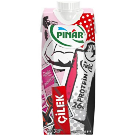 PINAR PROTEIN SUT CILEKLI 500 ML