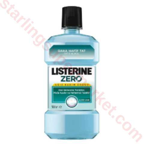 LISTERINE AGIZ SUYU ZERO HAFIF NANE 500 ML