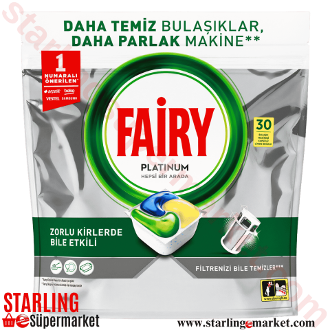 FAIRY PLATINUM BULASIK MAKINE KAPSUL 30 LU