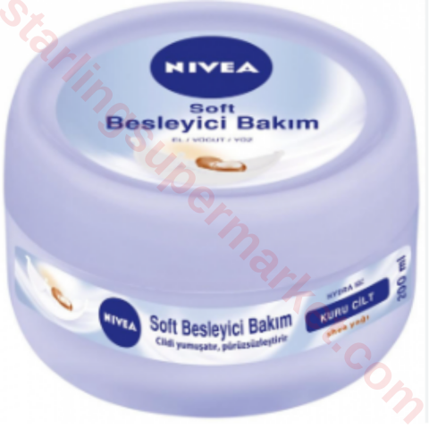 NIVEA SOFT EL KREMI KAVANOZ 200 ML