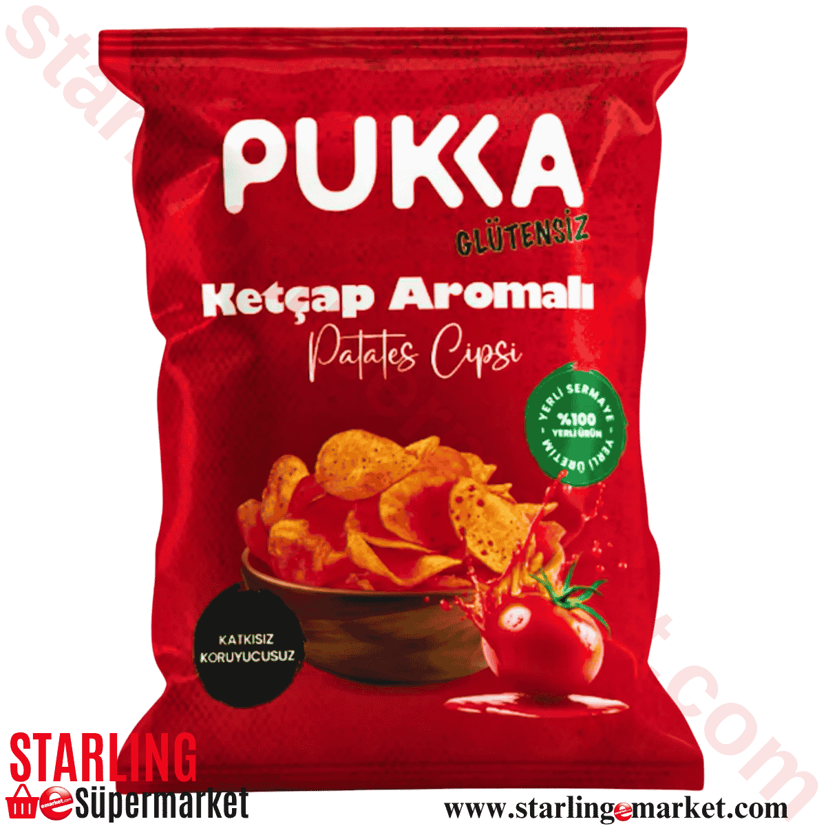 PUKKA KETCAP AROMALI PATATES CIPSI 70 G