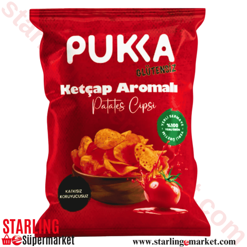 PUKKA KETCAP AROMALI PATATES CIPSI 70 G
