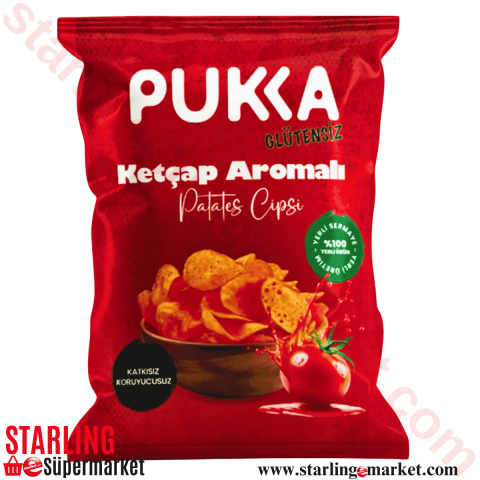 PUKKA KETCAP AROMALI PATATES CIPSI 70 G