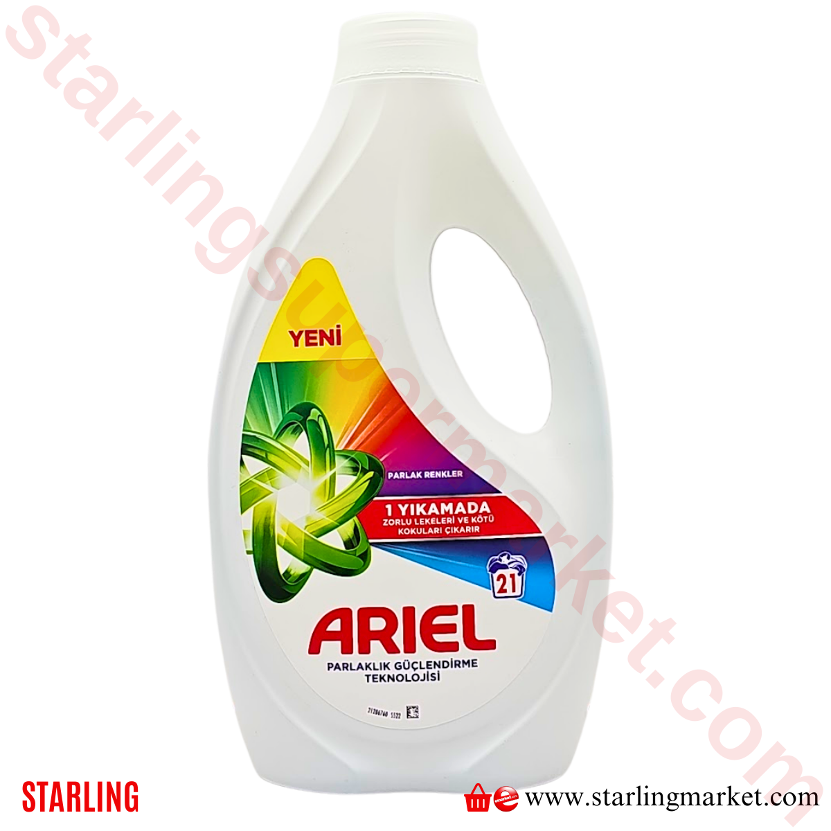 ARIEL SIVI DETERJAN PARLAK RENKLER 21 YIKAMA