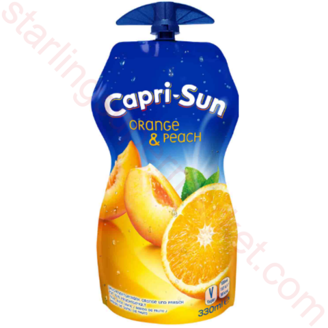 CAPRI SUN ORANGE & PEACH 330 ML
