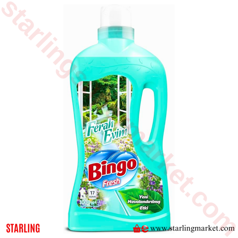 BINGO FRESH YUZEY TEMIZLEYICI FRESH EVIM 1000 ML