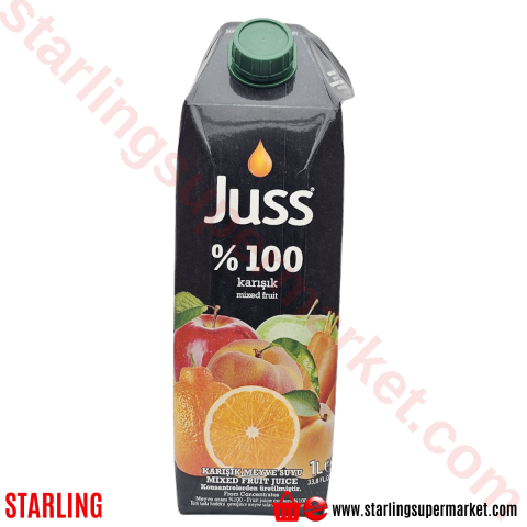 JUSS MEYVE SUYU %100 KARISIK 1 LT