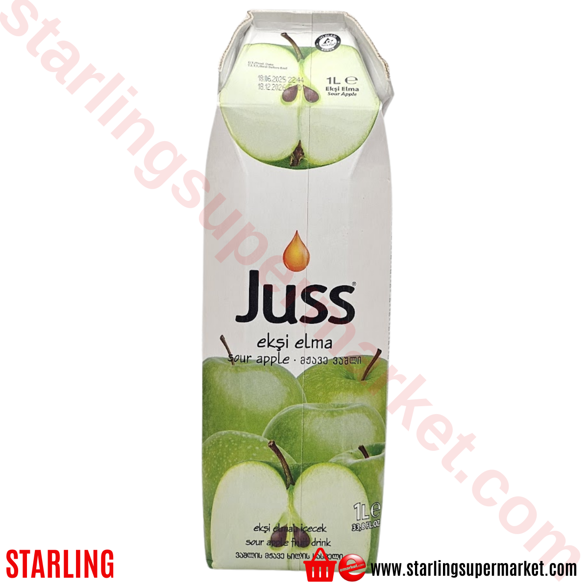 JUSS MEYVE SUYU EKSI ELMALI ICECEK 1 LT