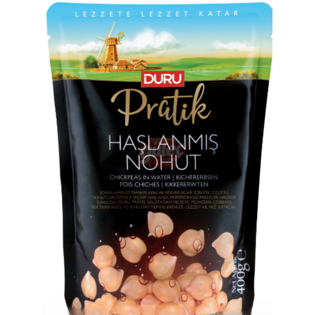 DURU PRATIK HASLANMIS NOHUT POSET 400 G