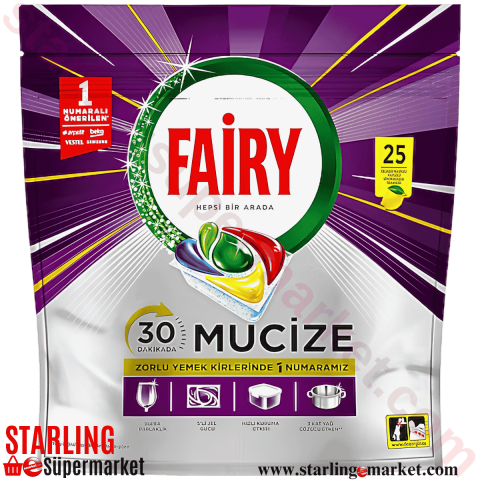 FAIRY BULASIK MAKINA KAPSULU 25 LI