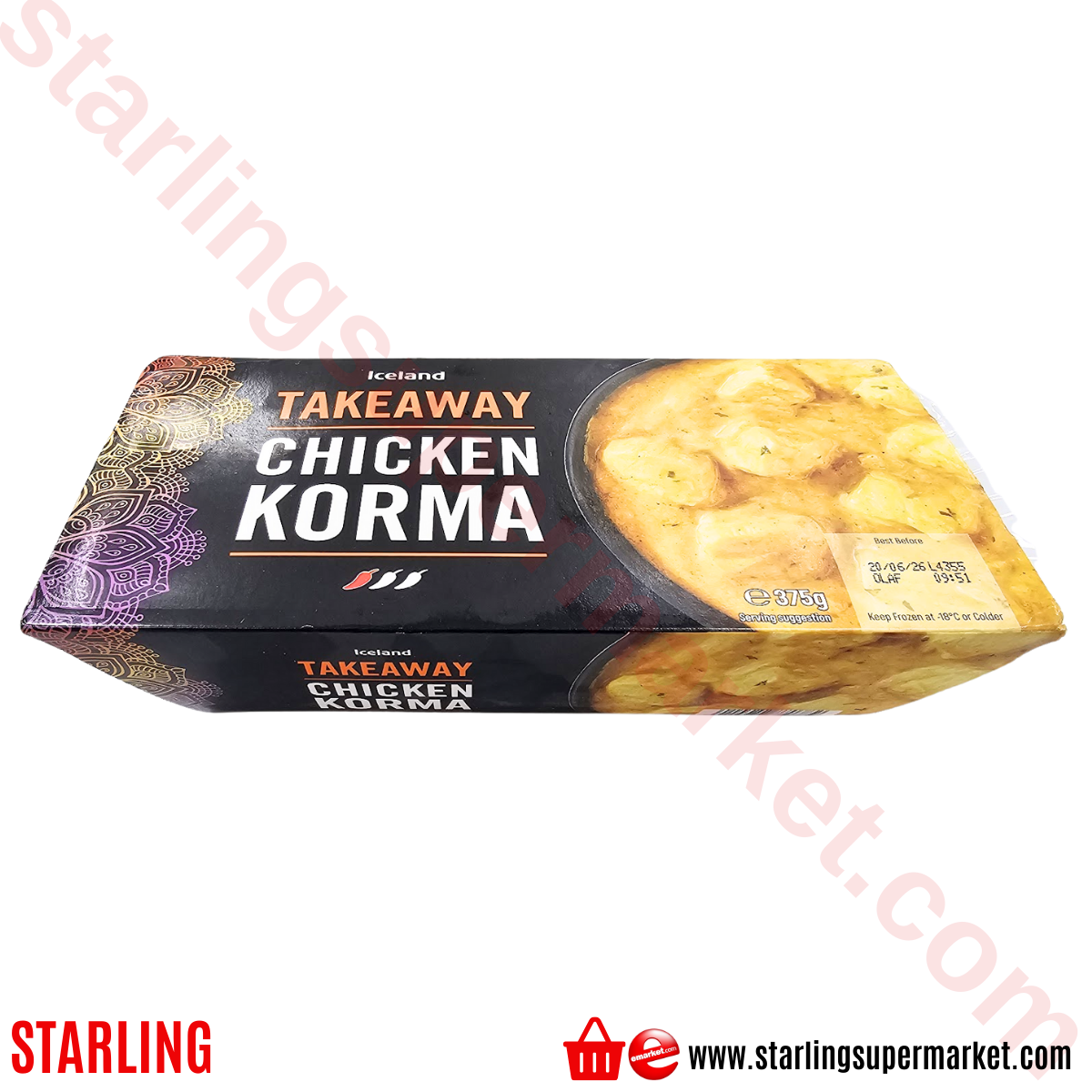 ICELAND TAKEAWAY CHICKEN KORMA 375 G