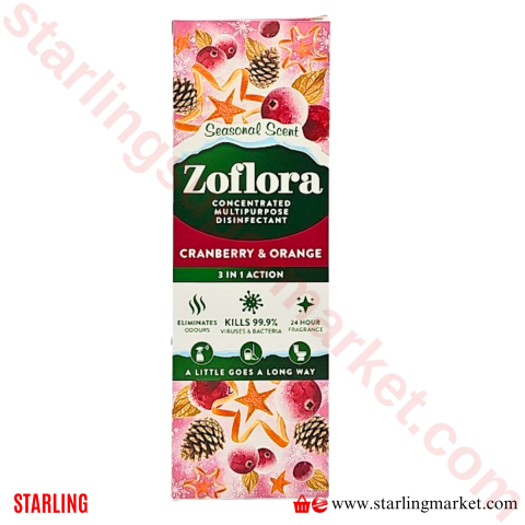 ZOFLORA DISINFECTANT CRANBERRY&ORANGE 250 ML