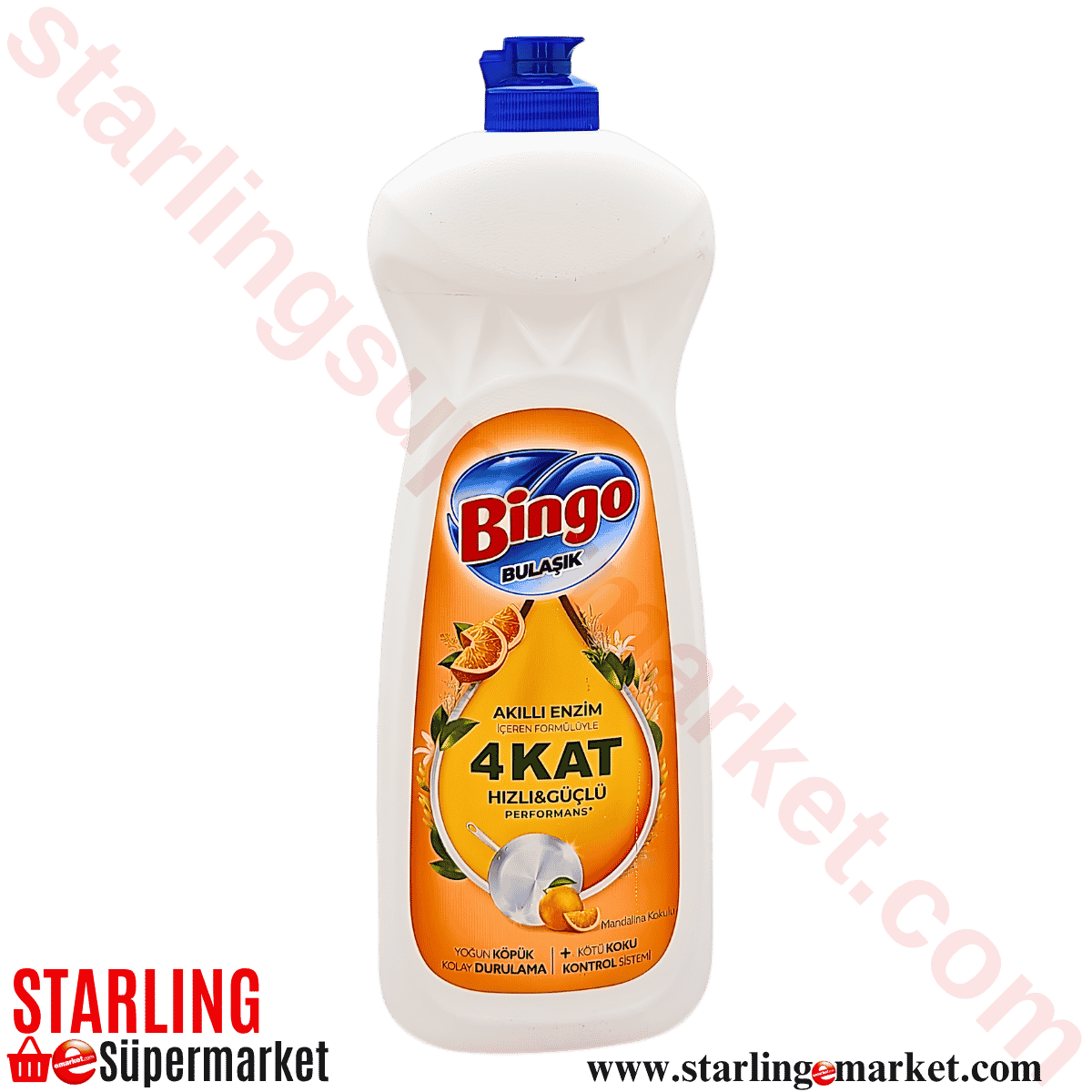 BINGO BULASIK DETERJANI MANDALINA 650 ML