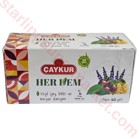 CAYKUR HERDEM BITKI CAYI YESIL KARISIK 40 G