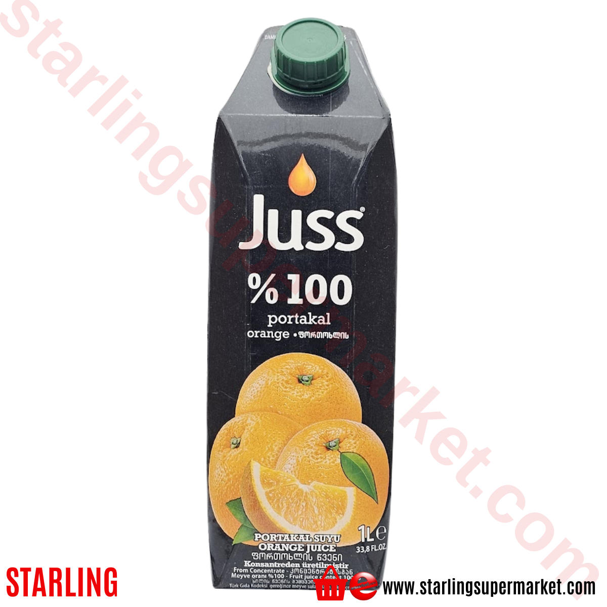 JUSS MEYVE SUYU %100 PORTAKAL 1 LT