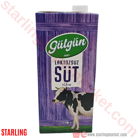 GULGUN UHT LAKTOZSUZ SUT 1000 ML