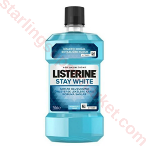 LISTERINE AGIZ SUYU STAY WHITE NANE 250 ML