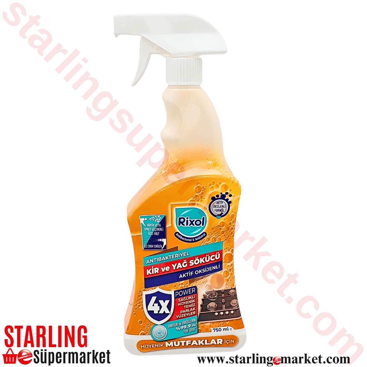 RIXOL MUTFAK KIR-YAG VE KIREC SOKUCU 750 ML