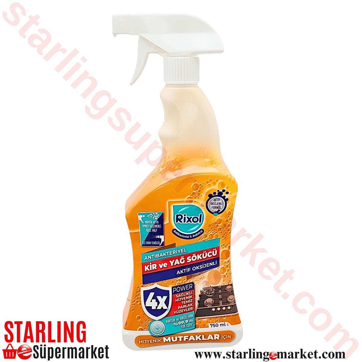 RIXOL MUTFAK KIR-YAG VE KIREC SOKUCU 750 ML