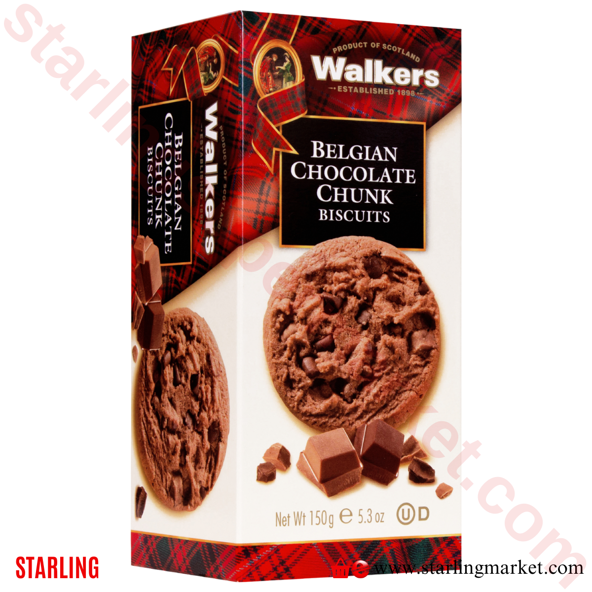 WALKERS BISKUVI CHOCALETE CHUNK 150 G