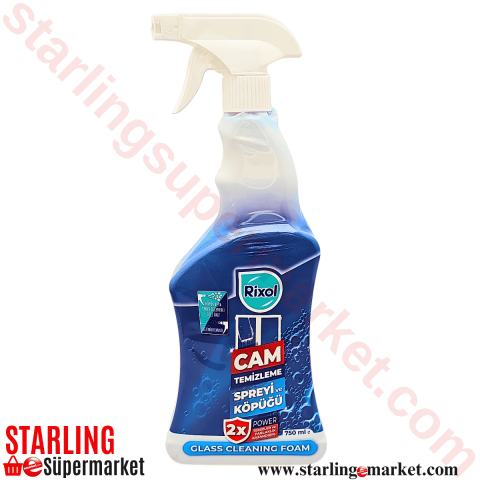 RIXOL CAM TEMIZLEME SPREY VE KOPUK 750 ML