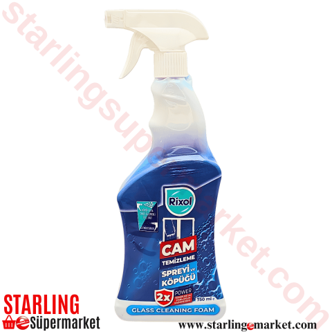 RIXOL CAM TEMIZLEME SPREY VE KOPUK 750 ML