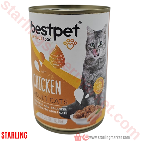 BESTPET KEDI MAMASI ISLAK TAVUKLU 400 G