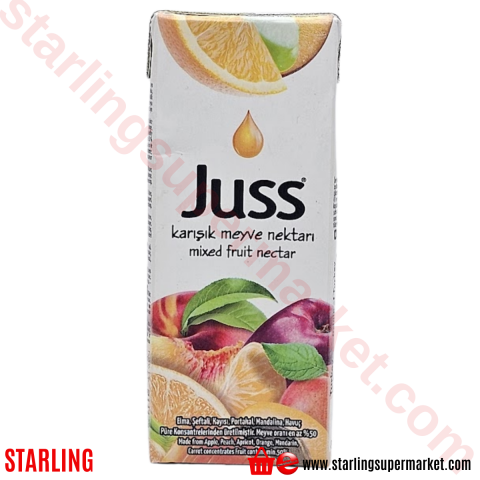 JUSS MEYVE SUYU KARISIK MEYVE NEKTARI 200 ML
