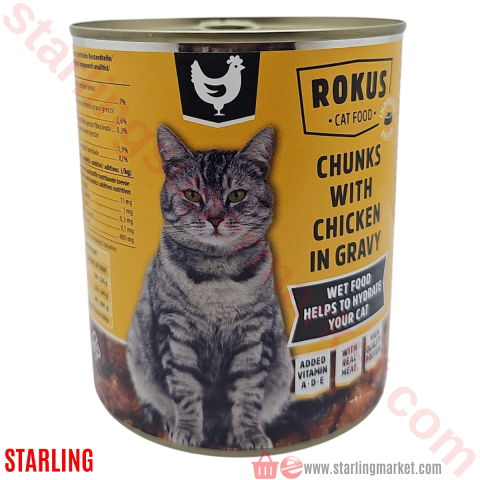 ROKUS KEDI MAMASI SALMON GRAVY FOR ADULT 810 G
