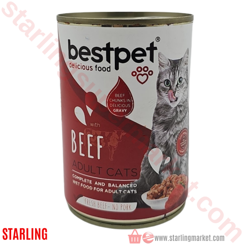 BESTPET KEDI MAMASI ISLAK DANA ETLI 400 G